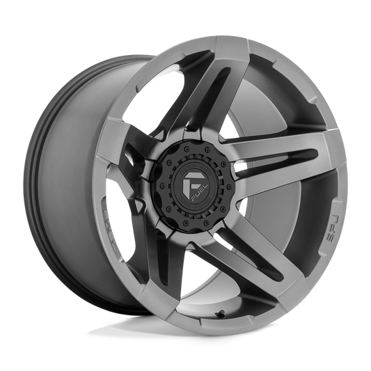 Fuel 1PC D764 SFJ MATTE GUN METAL 20X12