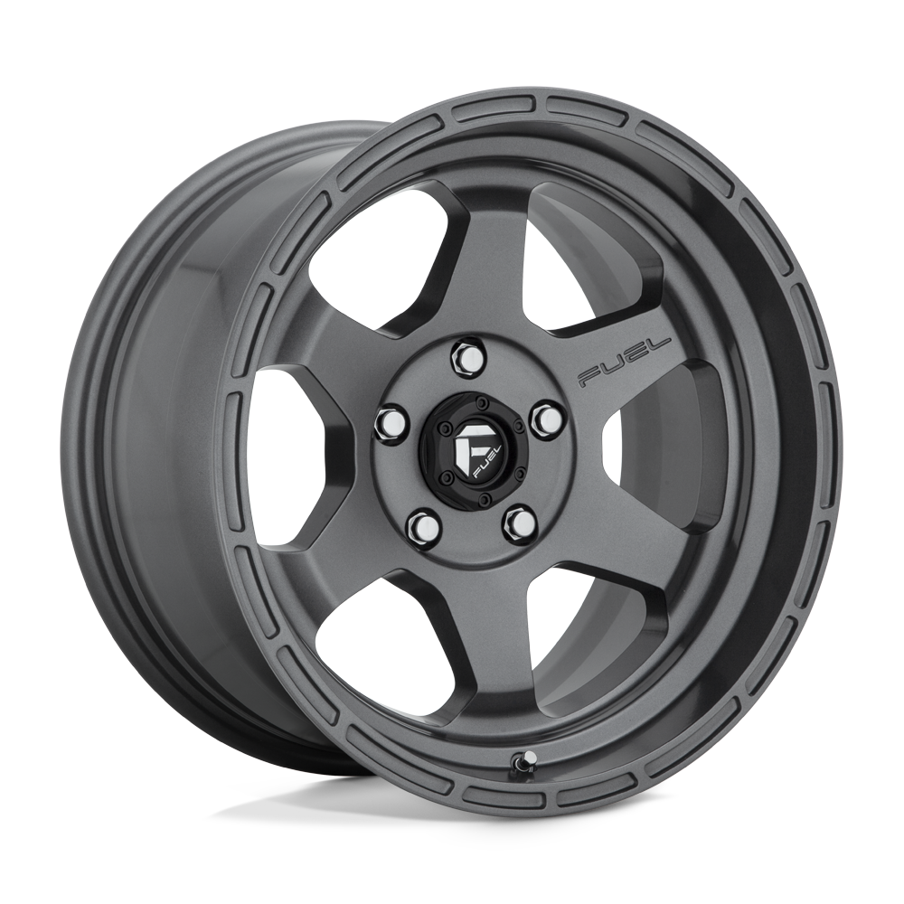 Fuel 1PC D665 SHOK MATTE ANTHRACITE 17X9