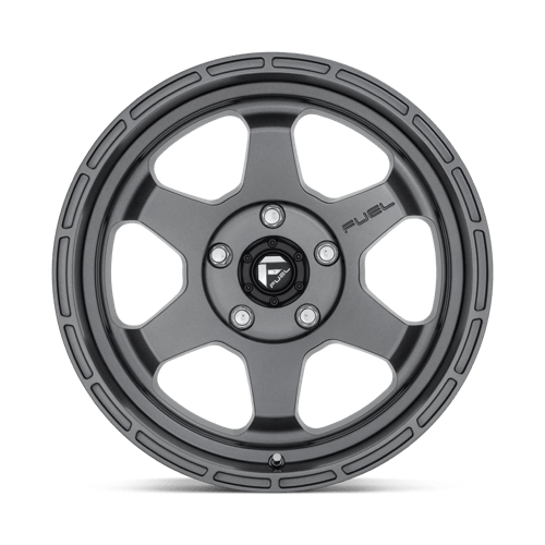 Fuel 1PC D665 SHOK MATTE ANTHRACITE 17X9
