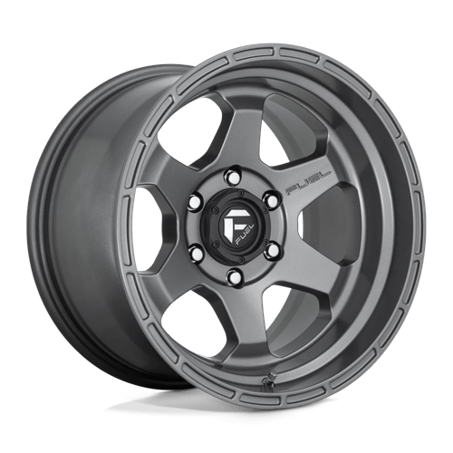 Fuel 1PC D665 SHOK MATTE ANTHRACITE 17X10