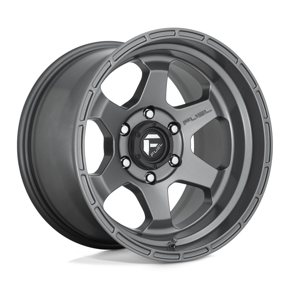 Fuel 1PC D665 SHOK MATTE ANTHRACITE 17X10