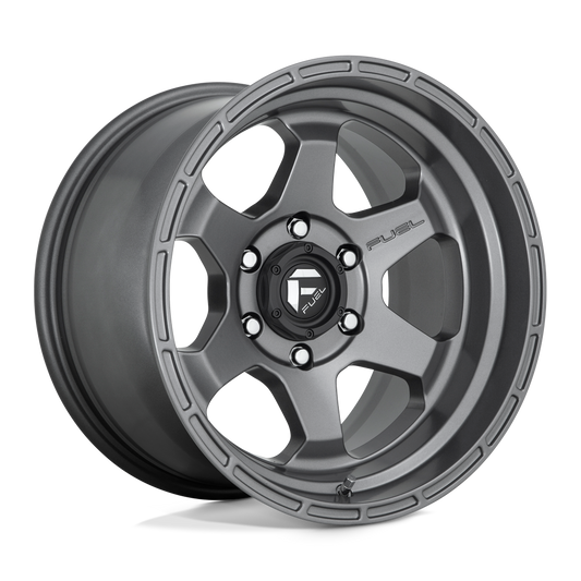Fuel 1PC D665 SHOK MATTE ANTHRACITE 17X10
