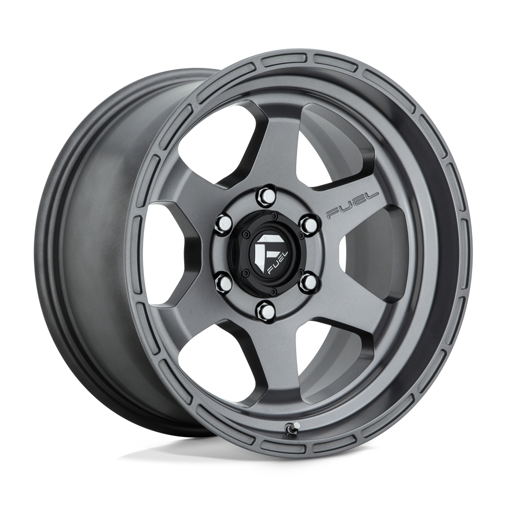 Fuel 1PC D665 SHOK MATTE ANTHRACITE 17X10