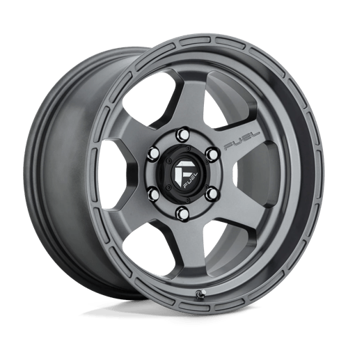 Fuel 1PC D665 SHOK MATTE ANTHRACITE 17X10