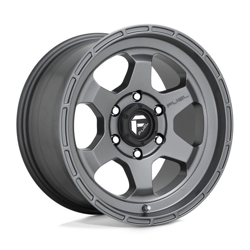 Fuel 1PC D665 SHOK MATTE ANTHRACITE 17X9