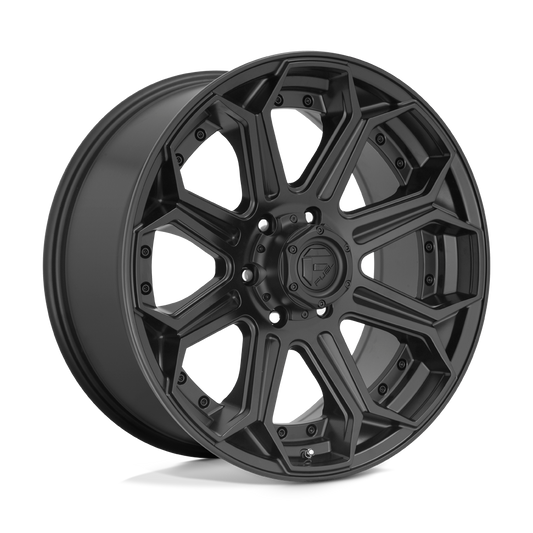 Fuel 1PC D706 SIEGE MATTE BLACK 18X9