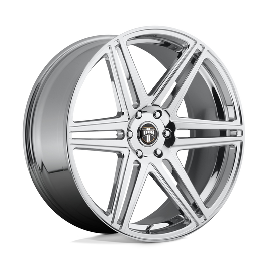DUB 1PC S122 SKILLZ CHROME PLATED 22X9.5