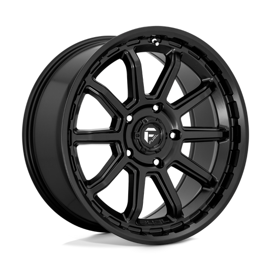 Fuel 1PC D689 TORQUE MATTE BLACK 17X9
