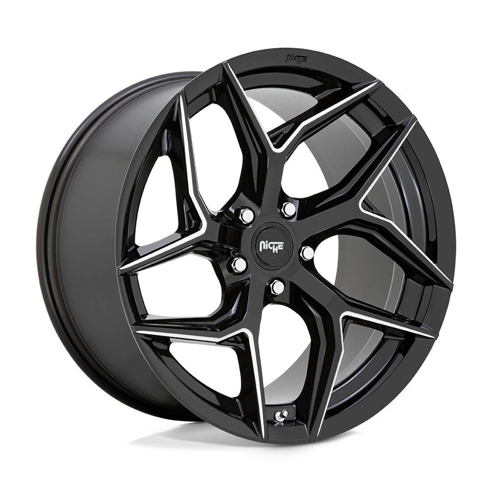Niche 1PC M266 TORSION GLOSS BLACK MILLED 20X9