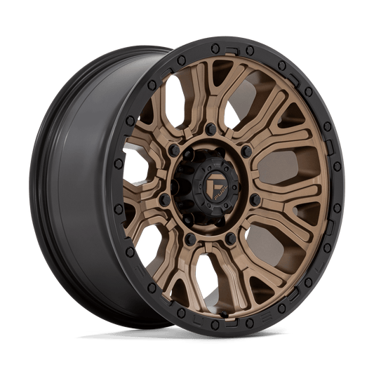 Fuel 1PC D826 TRACTION MATTE BRONZE WITH BLACK RING 20X9