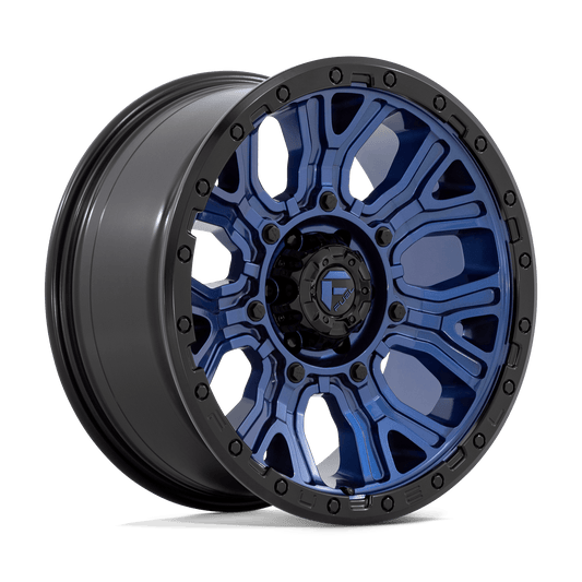 Fuel 1PC D827 TRACTION DARK BLUE WITH BLACK RING 20X9
