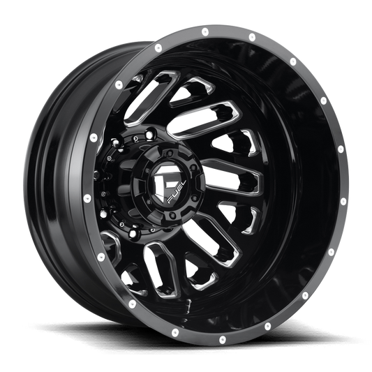 Fuel 1PC D581 TRITON GLOSS BLACK MILLED 20X8.25