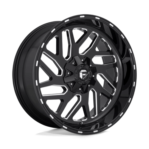 Fuel 1PC D581 TRITON GLOSS BLACK MILLED 22X10