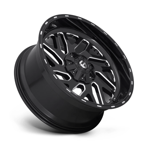 Fuel 1PC D581 TRITON GLOSS BLACK MILLED 22X10