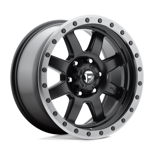 Fuel 1PC D551 TROPHY MATTE BLACK GUN METAL RING 20X9