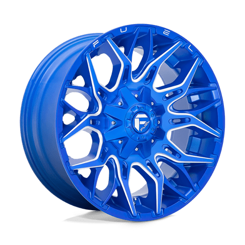 Fuel 1PC D770 TWITCH ANODIZED BLUE MILLED 20X9