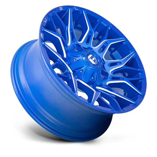 Fuel 1PC D770 TWITCH ANODIZED BLUE MILLED 20X9