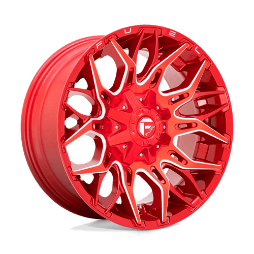 Fuel 1PC D771 TWITCH CANDY RED MILLED 22X10