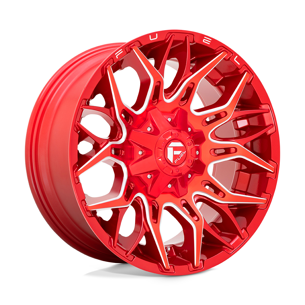 Fuel 1PC D771 TWITCH CANDY RED MILLED 22X10