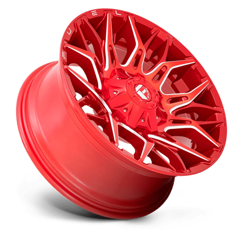 Fuel 1PC D771 TWITCH CANDY RED MILLED 22X10