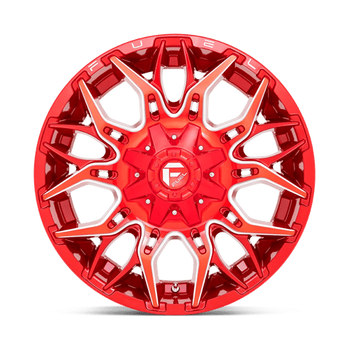 Fuel 1PC D771 TWITCH CANDY RED MILLED 22X10