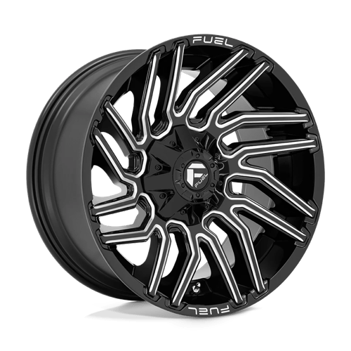 Fuel 1PC D773 TYPHOON GLOSS BLACK MILLED 20X10