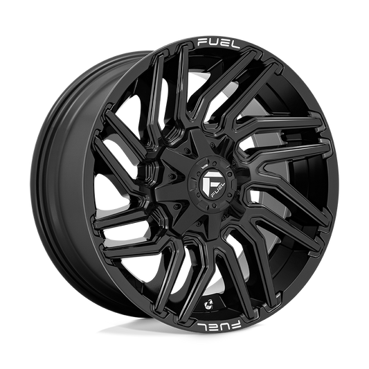 Fuel 1PC D776 TYPHOON GLOSS BLACK 22X10