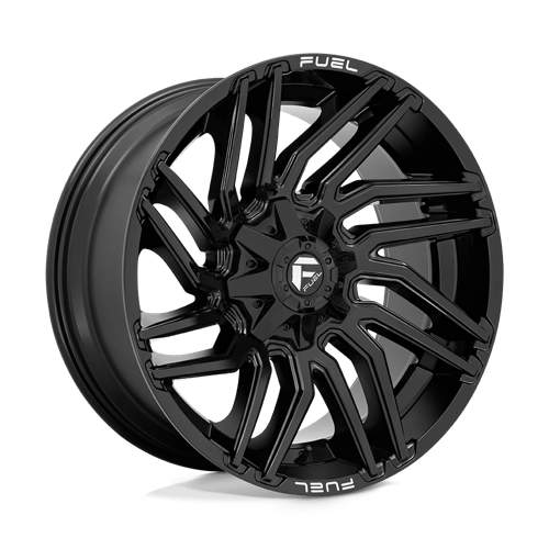 Fuel 1PC D776 TYPHOON GLOSS BLACK 22X10