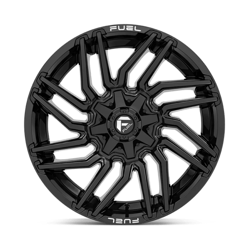 Fuel 1PC D776 TYPHOON GLOSS BLACK 22X10