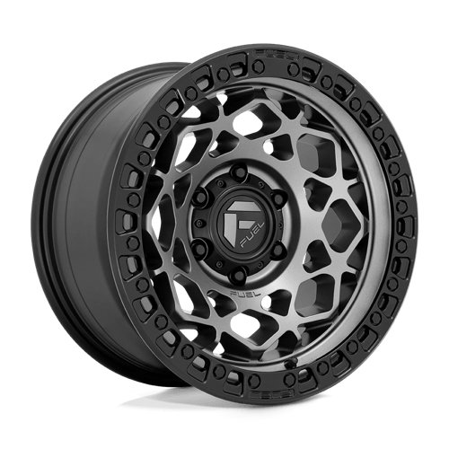 Fuel 1PC D784 UNIT GUNMETAL WITH MATTE BLACK RING 17X9