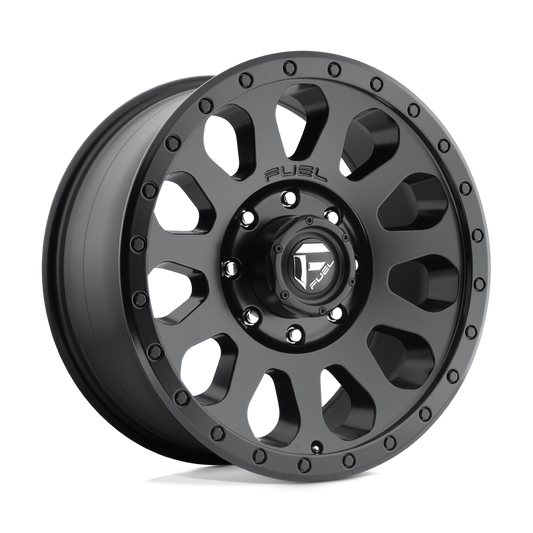 Fuel 1PC D579 VECTOR MATTE BLACK 17X9