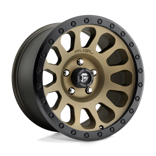 Fuel 1PC D600 VECTOR MATTE BRONZE BLACK BEAD RING 17X8.5