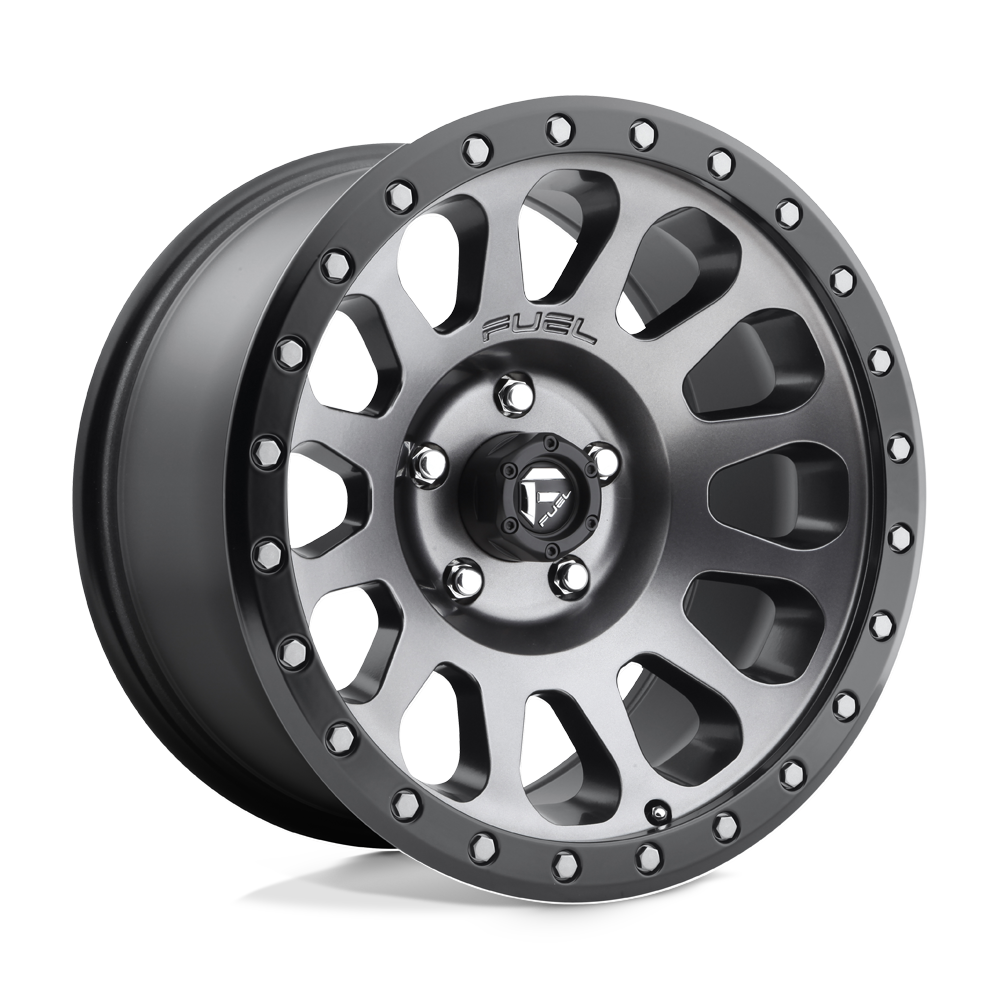 Fuel 1PC D601 VECTOR MATTE GUN METAL BLACK BEAD RING 20X10