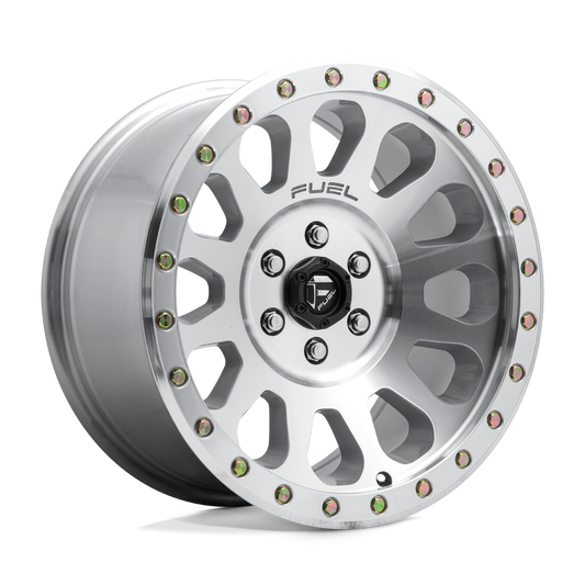 Fuel 1PC D647 VECTOR DIAMOND CUT MACHINED WITH CLEAR COAT WITH 20X9