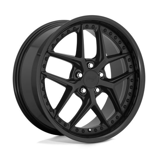 Niche 1PC M226 VICE GLOSS BLACK MATTE BLACK 19X8.5