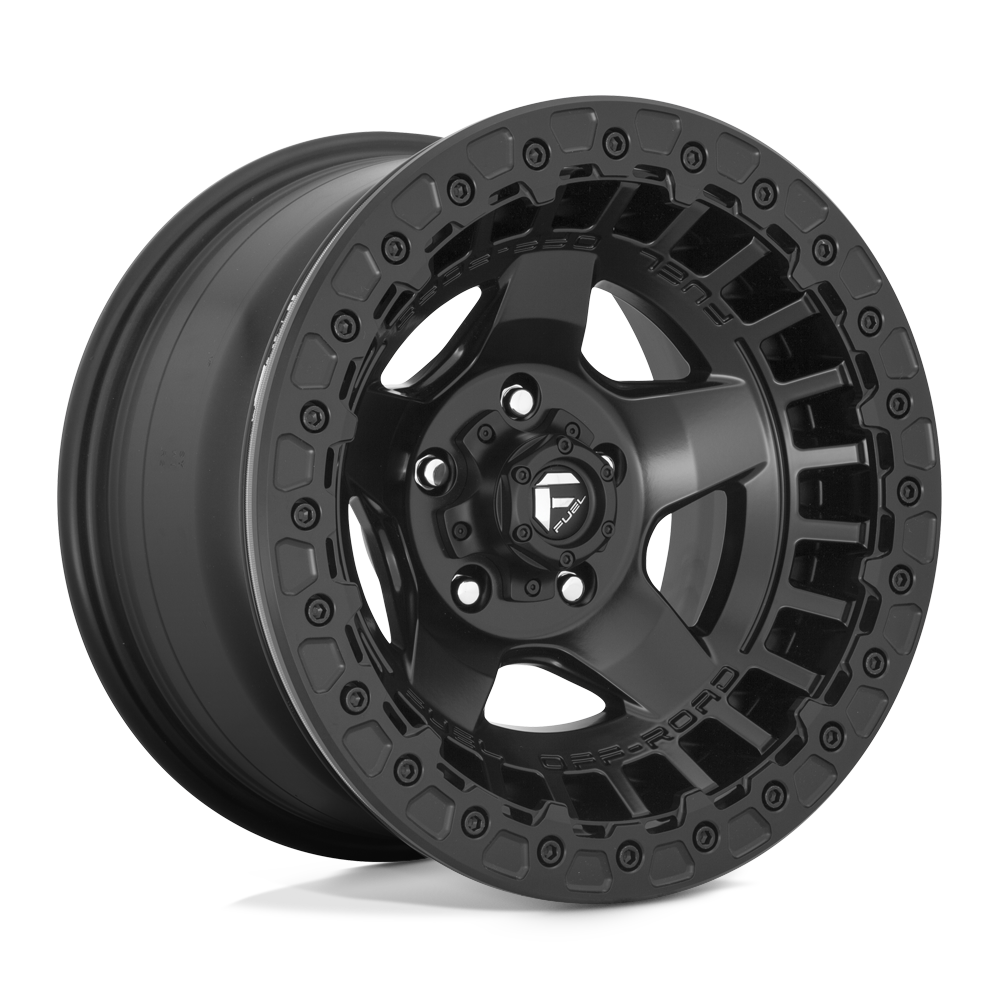 Fuel 1PC D118 WARP BEADLOCK MATTE BLACK 17X9