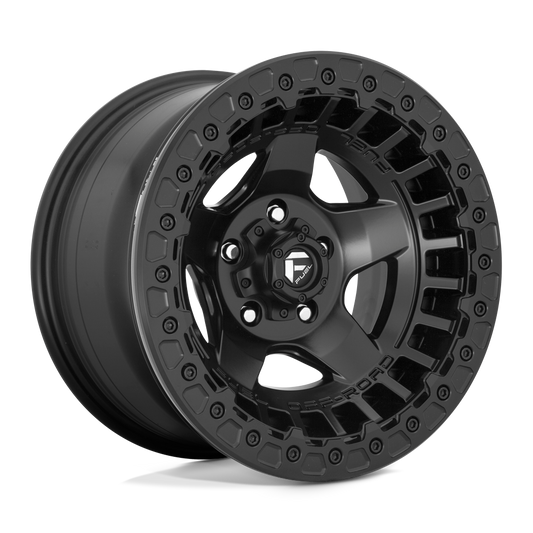 Fuel 1PC D118 WARP BEADLOCK MATTE BLACK 17X9
