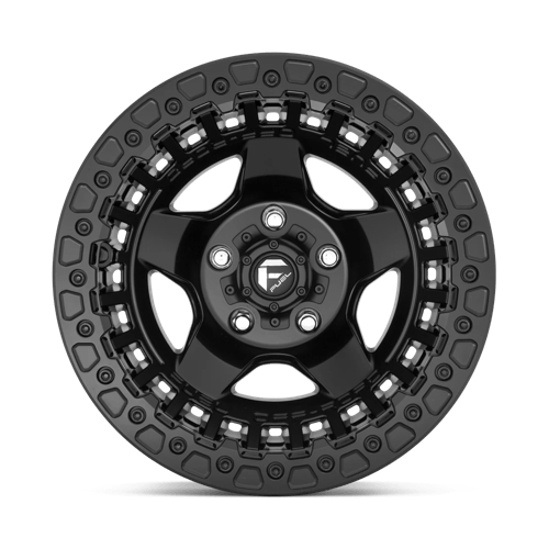 Fuel 1PC D118 WARP BEADLOCK MATTE BLACK 17X9