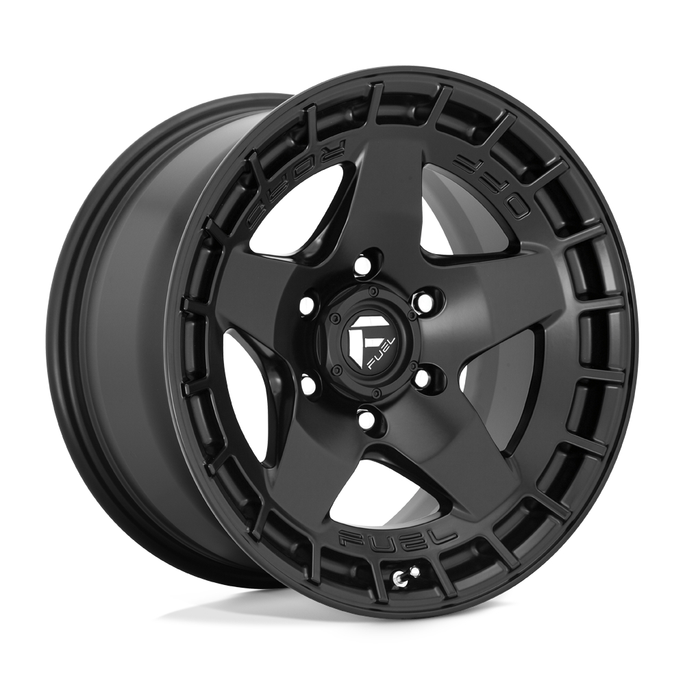 Fuel 1PC D733 WARP SATIN BLACK 17X9
