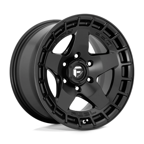 Fuel 1PC D733 WARP SATIN BLACK 17X9
