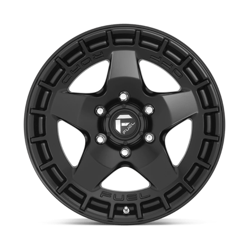 Fuel 1PC D733 WARP SATIN BLACK 17X9