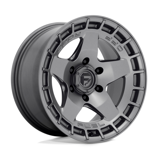 Fuel 1PC D734 WARP MATTE GUN METAL 20X9