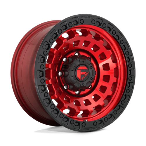 Fuel 1PC D632 ZEPHYR CANDY RED BLACK BEAD RING 20X10