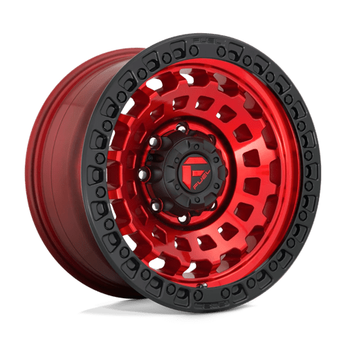 Fuel 1PC D632 ZEPHYR CANDY RED BLACK BEAD RING 18X9