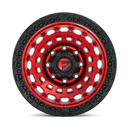 Fuel 1PC D632 ZEPHYR CANDY RED BLACK BEAD RING 20X10
