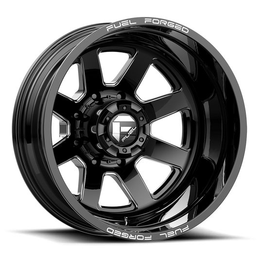 Fuel Mono DE09 FF09D MATTE BLACK MILLED 20X10