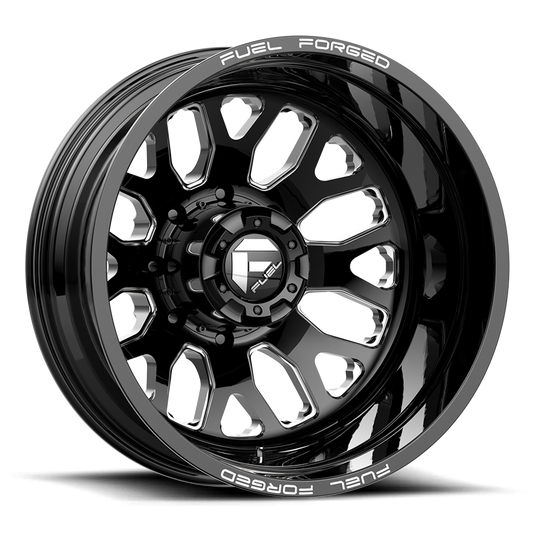 Fuel Mono DE19 FF19D GLOSS BLACK MILLED 20X8.25