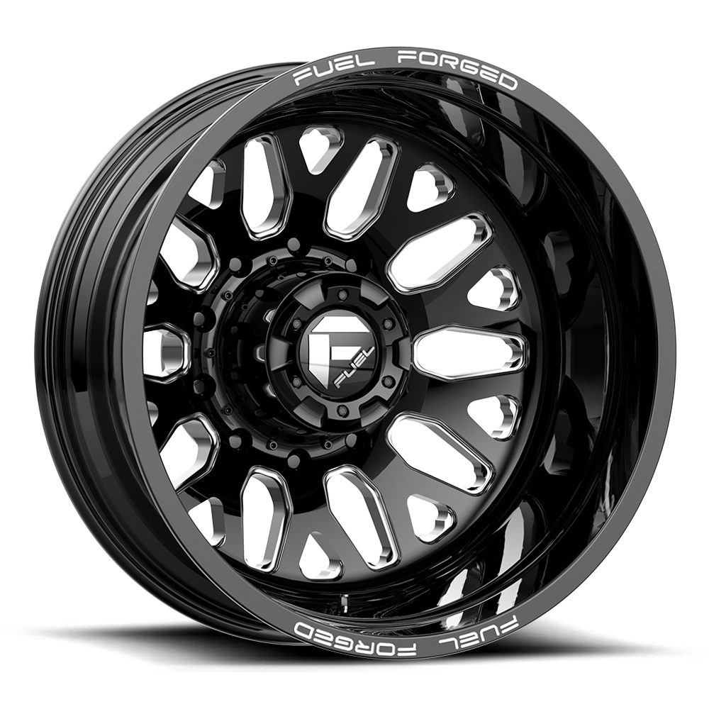Fuel Mono DE19 FF19D GLOSS BLACK MILLED 22X8.25