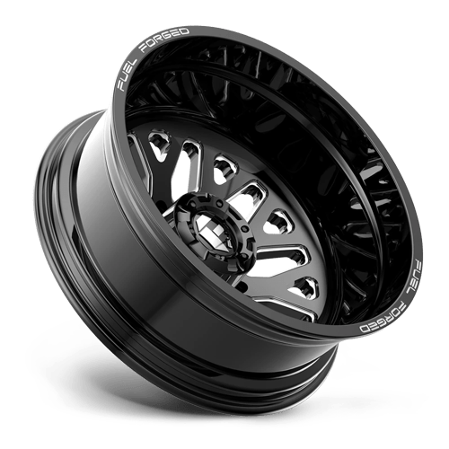 Fuel Mono DE19 FF19D GLOSS BLACK MILLED 22X8.25