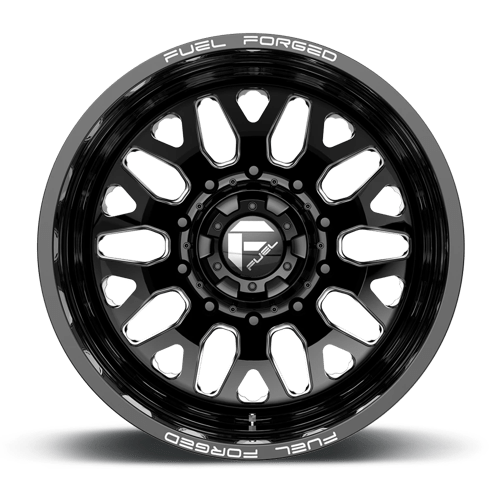 Fuel Mono DE19 FF19D GLOSS BLACK MILLED 22X8.25